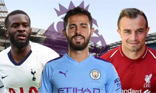 Tanguy Ndombélé (Tottenham), Bernardo Silva (Manchester City), Xherdan Shaqiri (Liverpool)