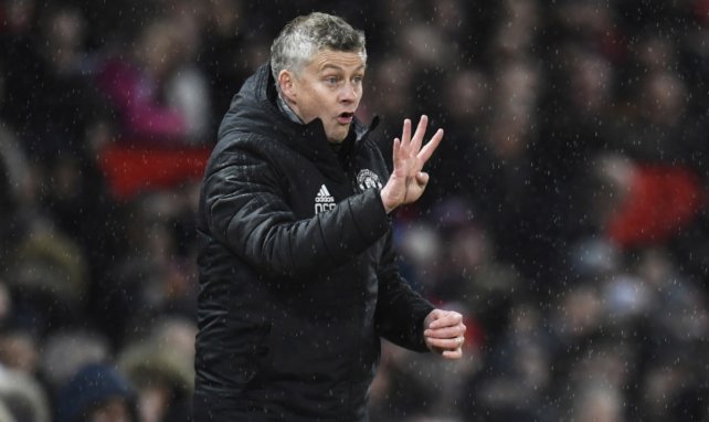 Ole Gunnar Solskjaer sur le banc de MU