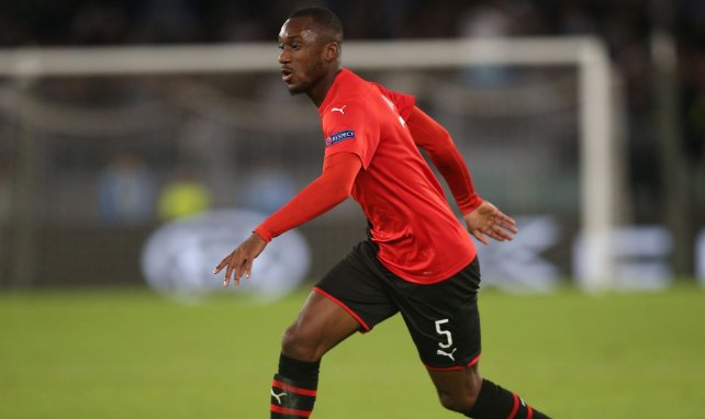 Souleyman Doumbia sous les couleurs de Rennes en Ligue Europa