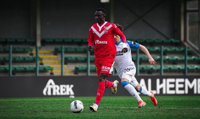 Souleymane Basse en action avec Valenciennes. 