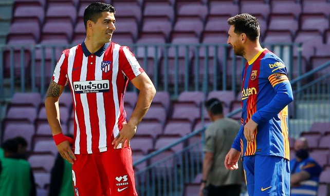 Luis Suarez et Lionel Messi lors de Barça-Atlético