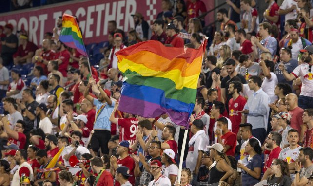 Des supporters du New York Red Bulls