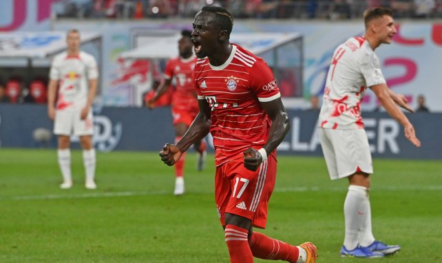Sadio Mané célèbre son premier but sous les couleurs du Bayern Munich