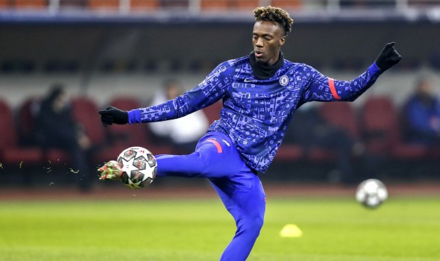 Tammy Abraham à l'entraînement avec Chelsea