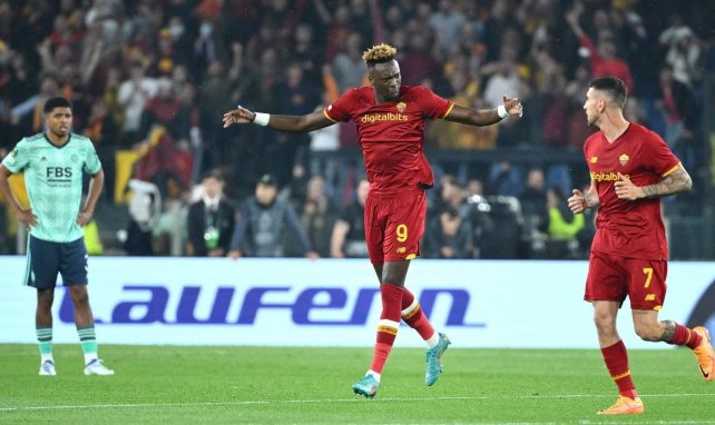 Tammy Abraham sous les couleurs de l'AS Roma