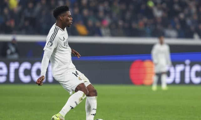 Aurélien Tchouaméni avec le Real Madrid