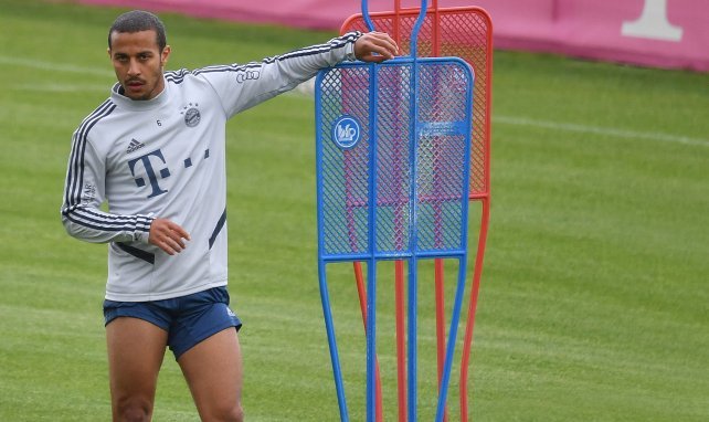 Thiago Alcantara à l'entraînement avec le Bayern