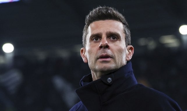 Thiago Motta sur le banc de la Juventus