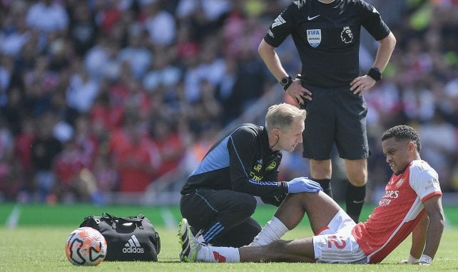 Jurrien Timber s'est lourdement blessé avec Arsenal