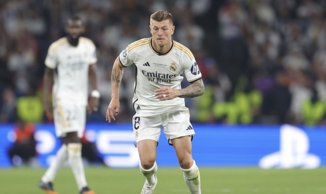 Toni Kroos lors d'un de ses derniers matchs à Madrid