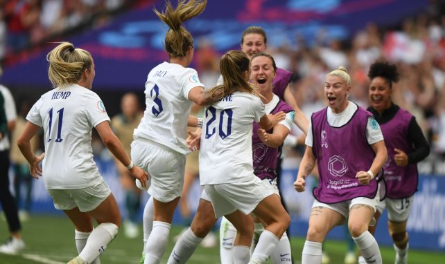 La joie d'Ella Toone et des Anglaises lors de la finale de l'Euro féminin 2022