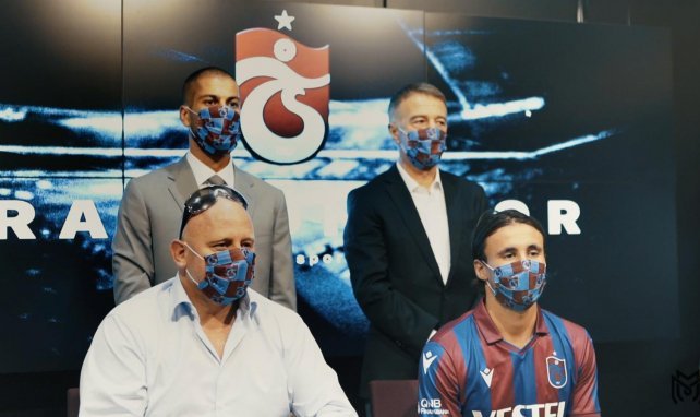 Andres Trondsen lors de sa présentation à Trabzonspor
