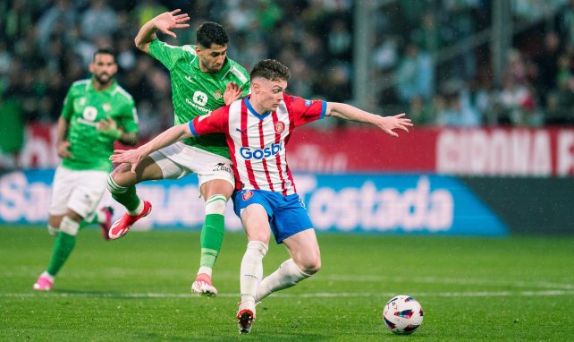 Viktor Tsygankov en action avec Girona