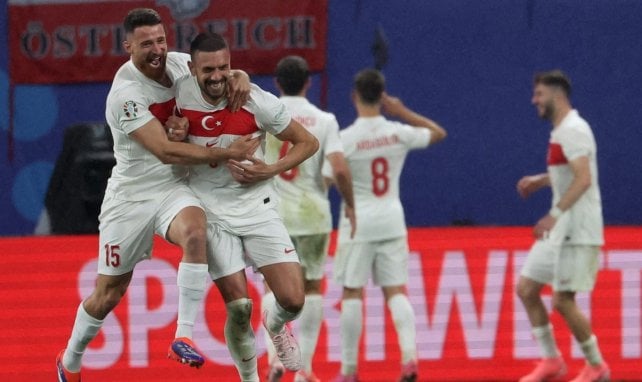 La joie des Turcs, qualifiés pour les quarts de finale de l'Euro 2024