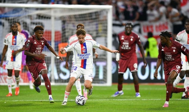 Tyler Morton en action avec l'OL.