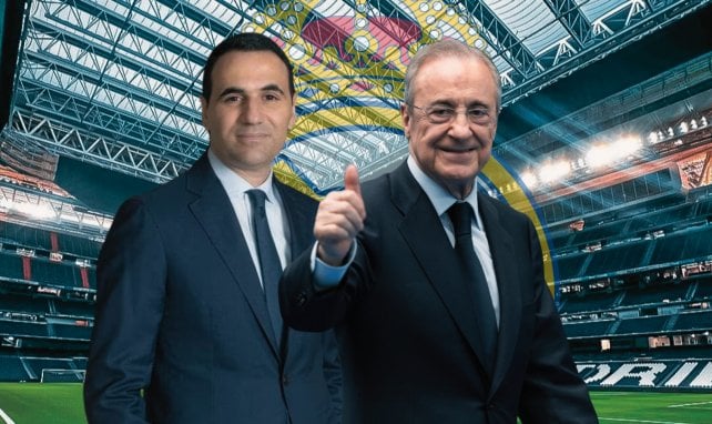 Anas Laghrari et Florentino Pérez