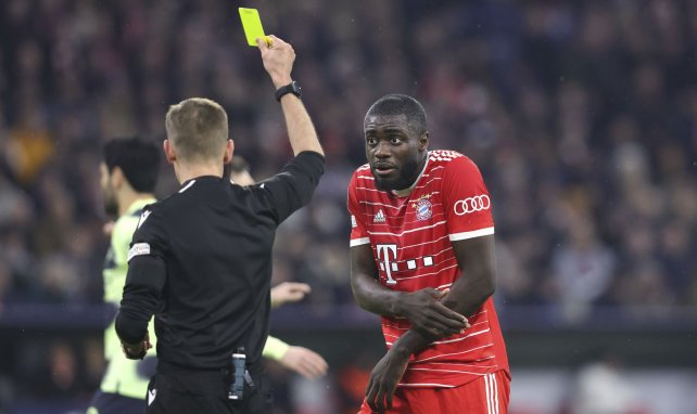 Dayot Upamecano lors de Bayern Munich-Manchester City