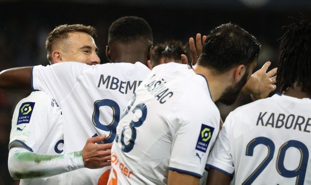 Valentin Rongier lors de la rencontre entre le MHSC et l'OM