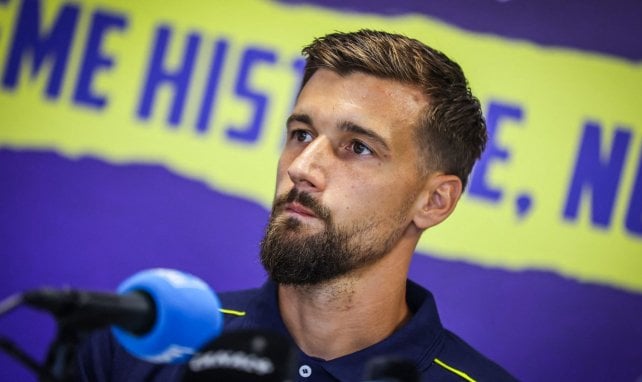 Baptise Valette lorsqu'il évoluait à Sochaux