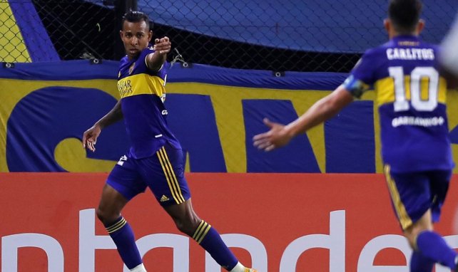 Sebastian Villa a marqué contre Santos en Copa Libertadores
