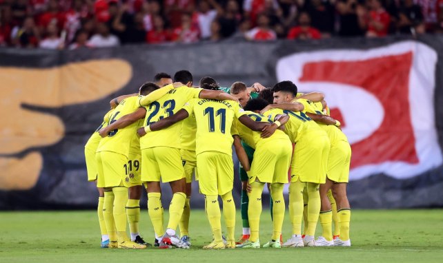 Les joueurs de Villarreal avant le début d'une rencontre. 