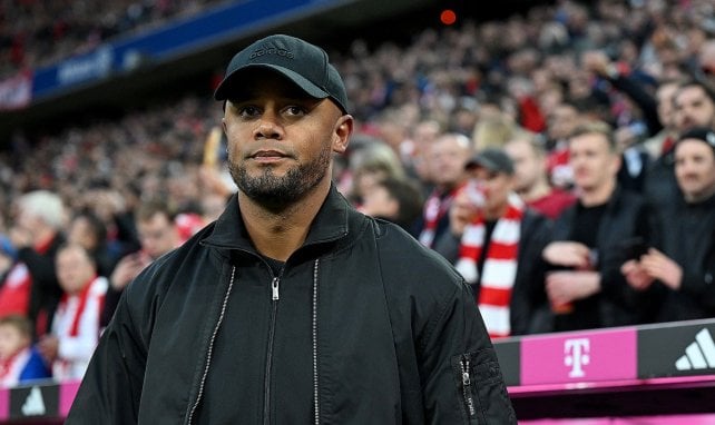 Vincent Kompany sur le banc du Bayern Munich