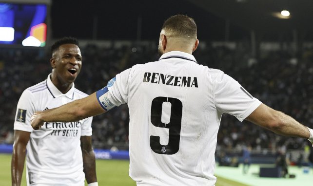 Vinicius et Benzema contre Liverpool