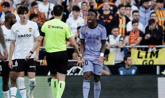 Vinicius Junior lors du match Valence-Real Madrid où il a été victime d'insultes racistes