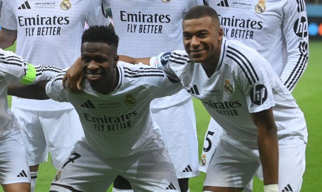 Vinicius Jr et Kylian Mbappé