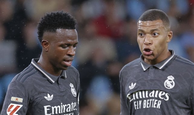 Vinicius Jr et Kylian Mbappé