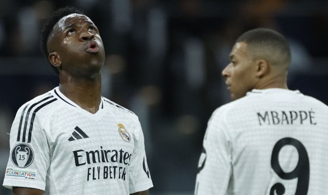 Vinicius Jr et Kylian Mbappé