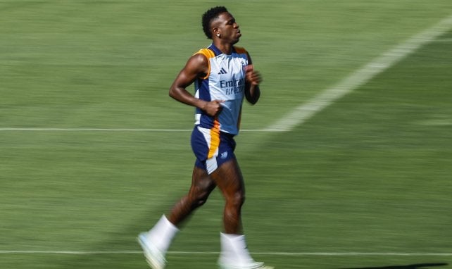 Vinicius Jr à l'entraînement