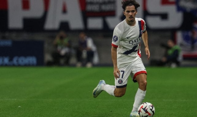 Vitinha en action avec le PSG 