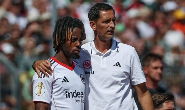 Le coach de l’Eintracht n’en peut vraiment plus d’Elye Wahi