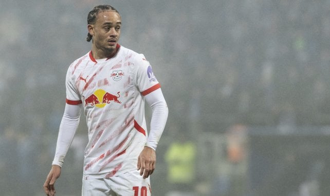 Xavi Simons avec le RB Leipzig
