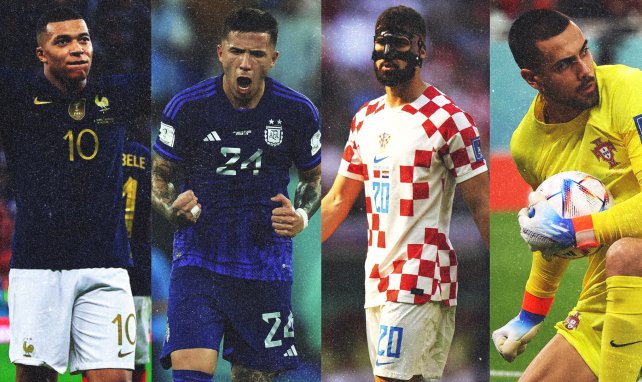Kylian Mbappé, Enzo Fernández, Joško Gvardiol et Diogo Costa font partie de notre XI des jeunes de la Coupe du Monde !