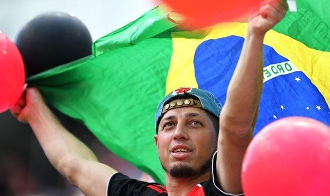 Un supporter brésilien de Flamengo