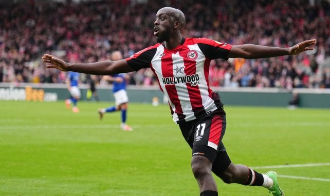 Yoane Wissa avec Brentford
