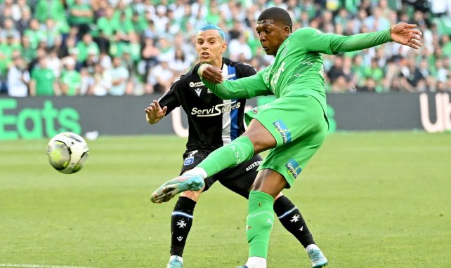Zaydou Youssouf lors du barrage retour contre l'AJ Auxerre