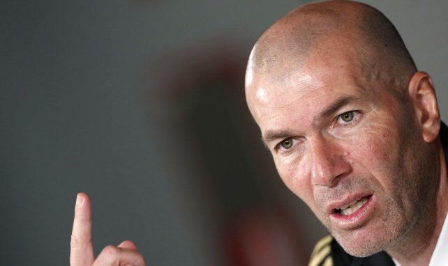 Zinedine Zidane en conférence de presse