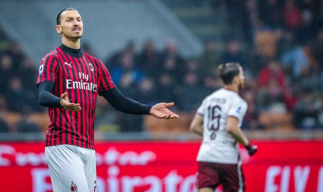 Zlatan Ibrahimovic sous le maillot de l'AC Milan