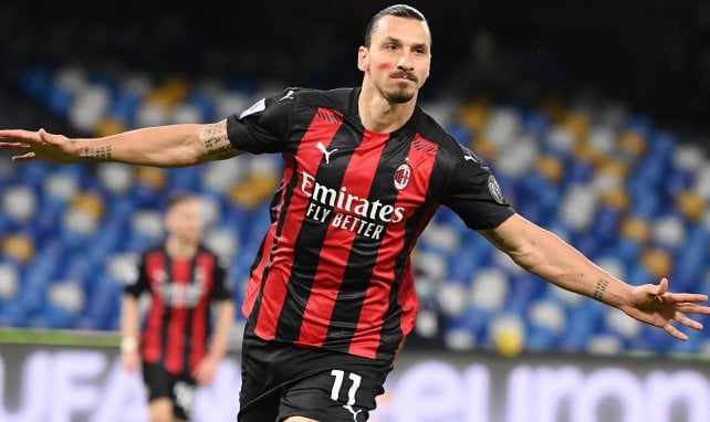 Zlatan Ibrahimovic sous le maillot de l'AC Milan