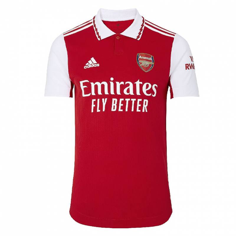 Maillot Extérieur Arsenal 2021/22 Officiel Homme - Coupe Régulière, Col V - Style Classique Et Traditionnel