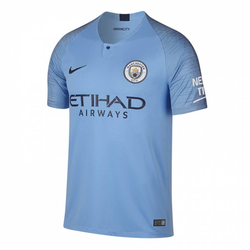 Maillot Manchester City Officiel - Collection Supporter, 100% Polyester, Produit Sous Licence