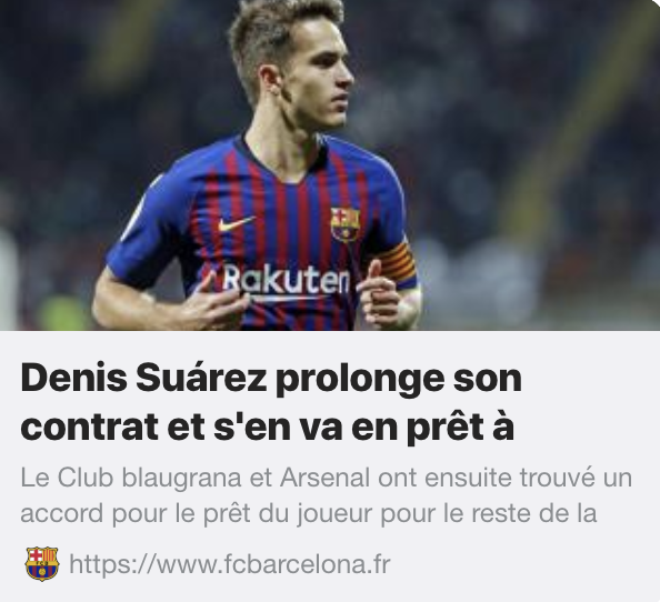 Arsenal FC Denis Suárez Fernández